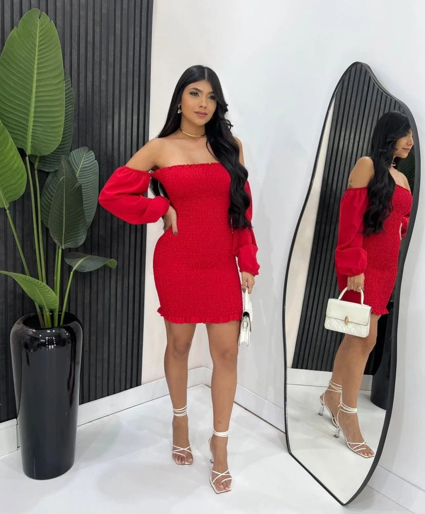 VESTIDO POLLY ML-LASTEX