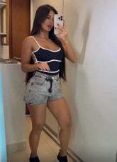 BODY BICOLOR COSTA NUA COM BOJO - Slim e Plus